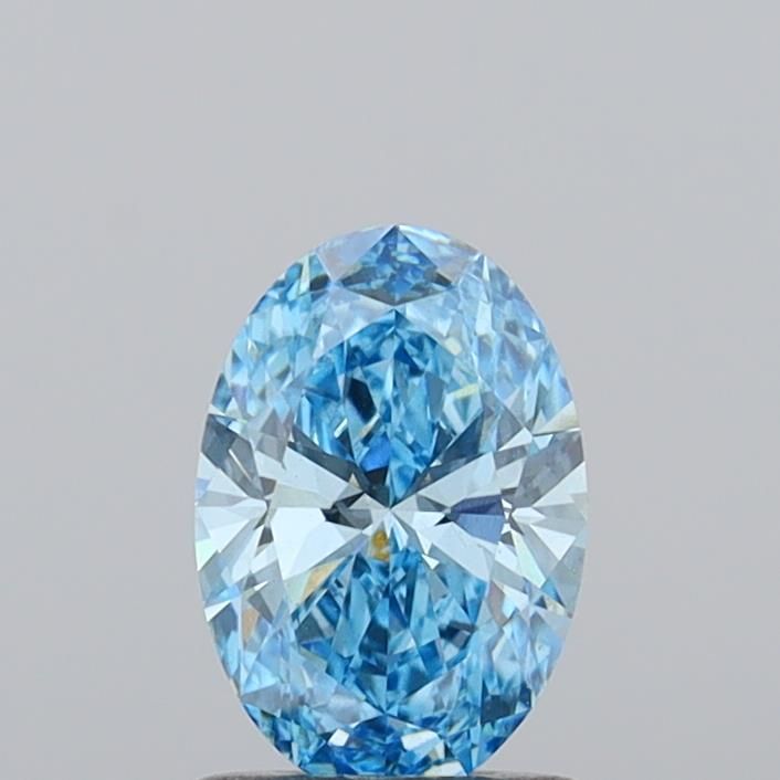 1.01 CT Fancy Vivid Blue OVAL