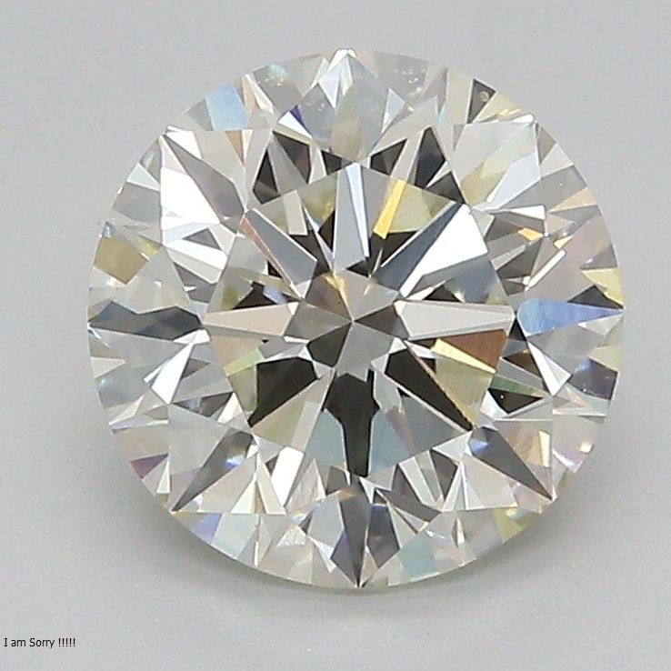 2.54 ct. round Lab Grown Diamond front image