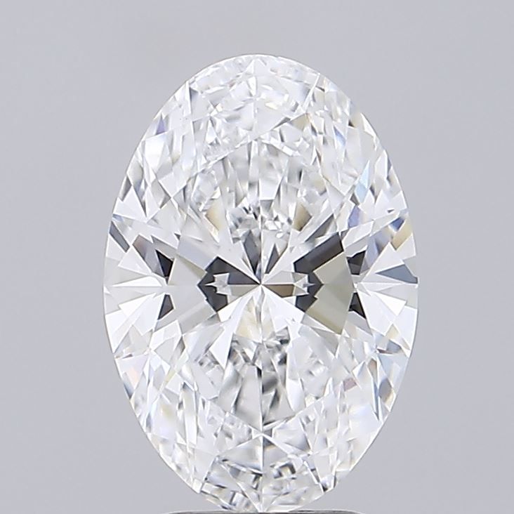 3.01 ct. oval Lab Grown Diamond front image