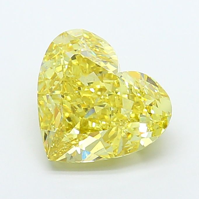 5.97 ct. heart Lab Grown Diamond front image