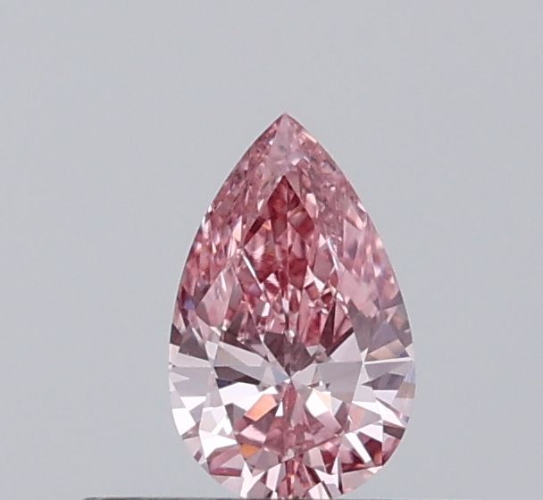 0.25 CT Fancy Vivid Brownish Pink PEAR