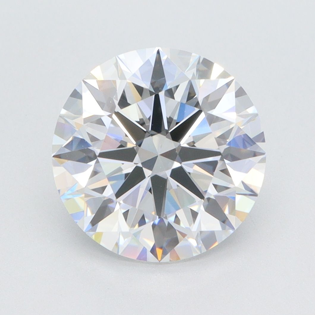Diamant Rond 3.17 ct - Couleur D - Pureté VVS1