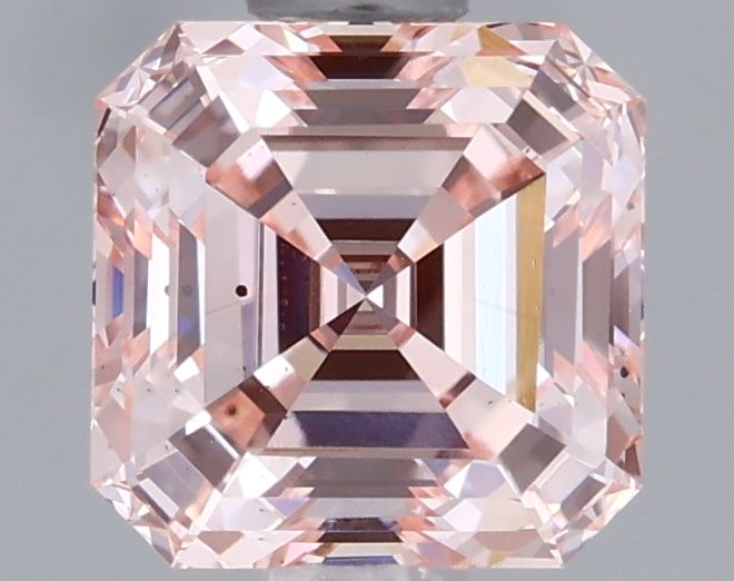 1.52 CT Fancy Intense Pink ASSCHER