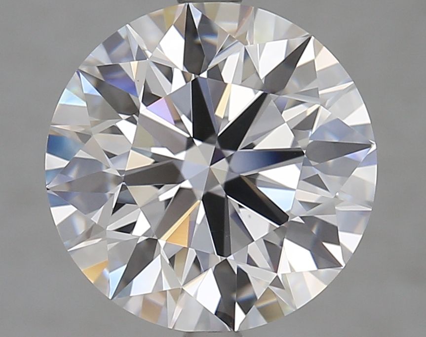 Diamant Rond 5.02 ct - Couleur D - Pureté VVS2