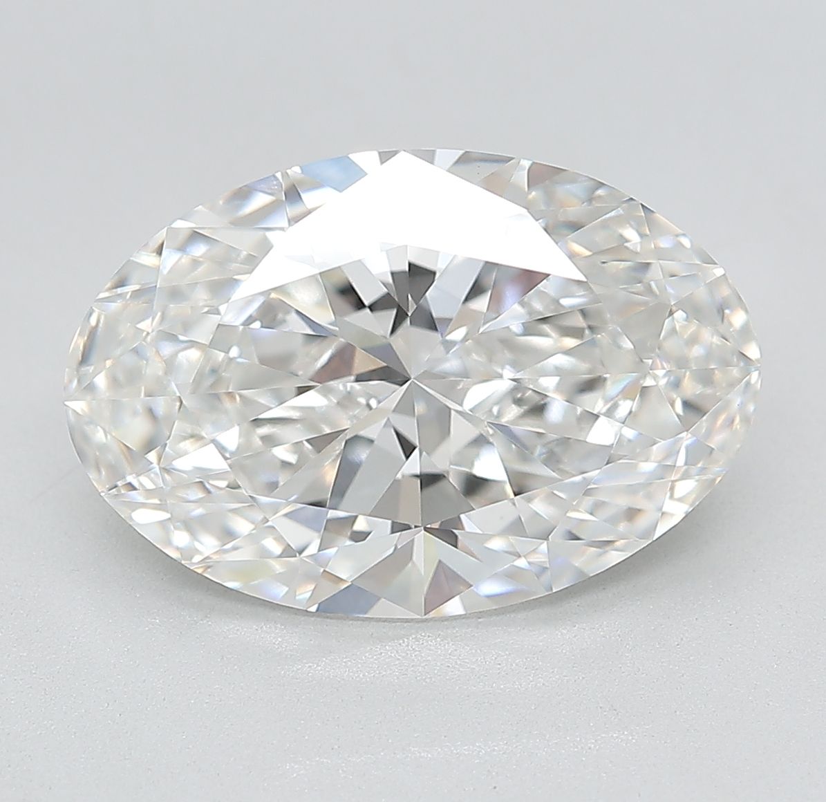 5.49 ct. oval Lab Grown Diamond front image