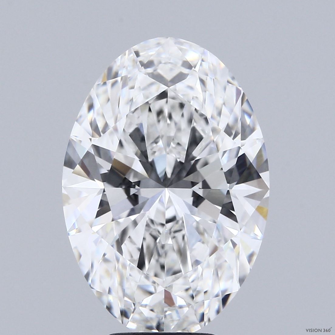6.08 ct. oval Lab Grown Diamond front image