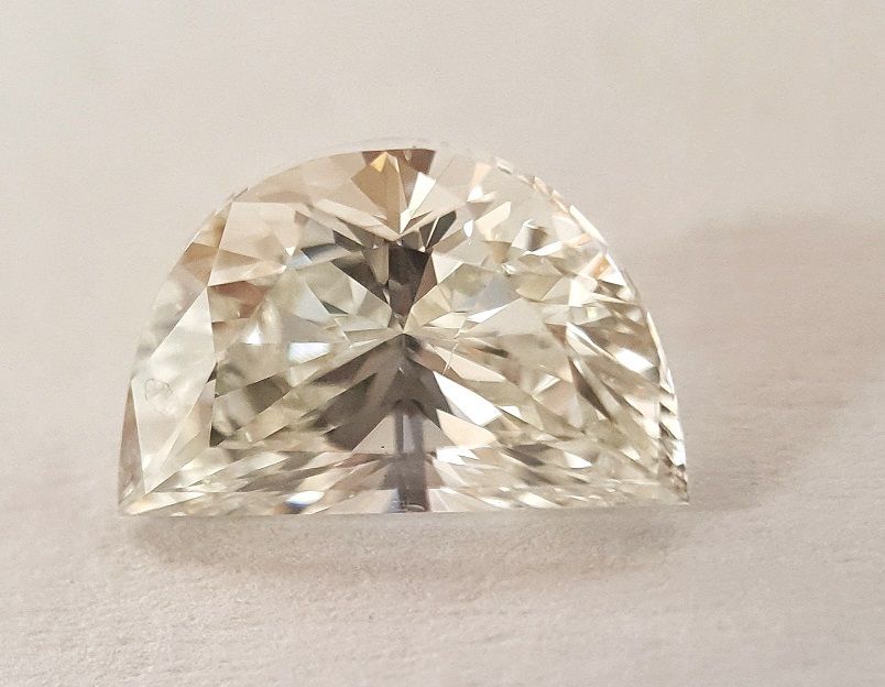 0.77 ct Half moon Diamond