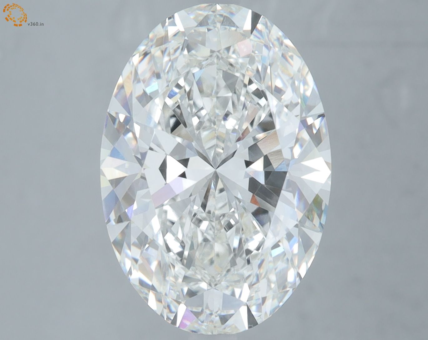 6.01 ct. oval Lab Grown Diamond front image