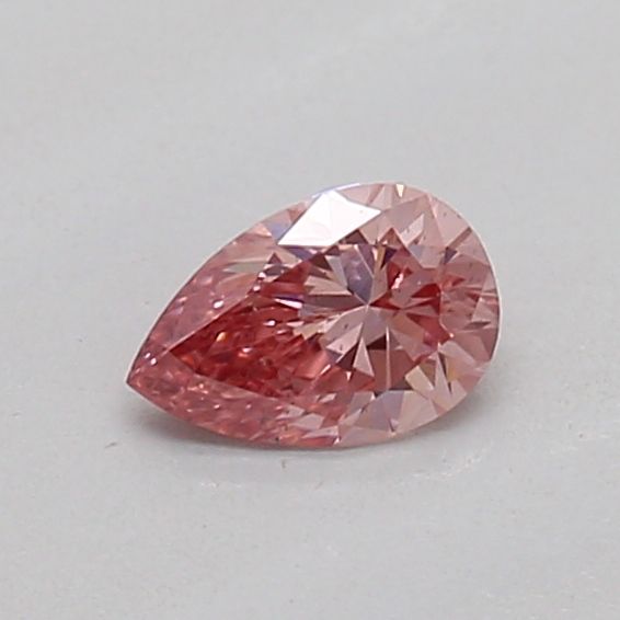 0.16 CT Fancy Vivid Pink PEAR