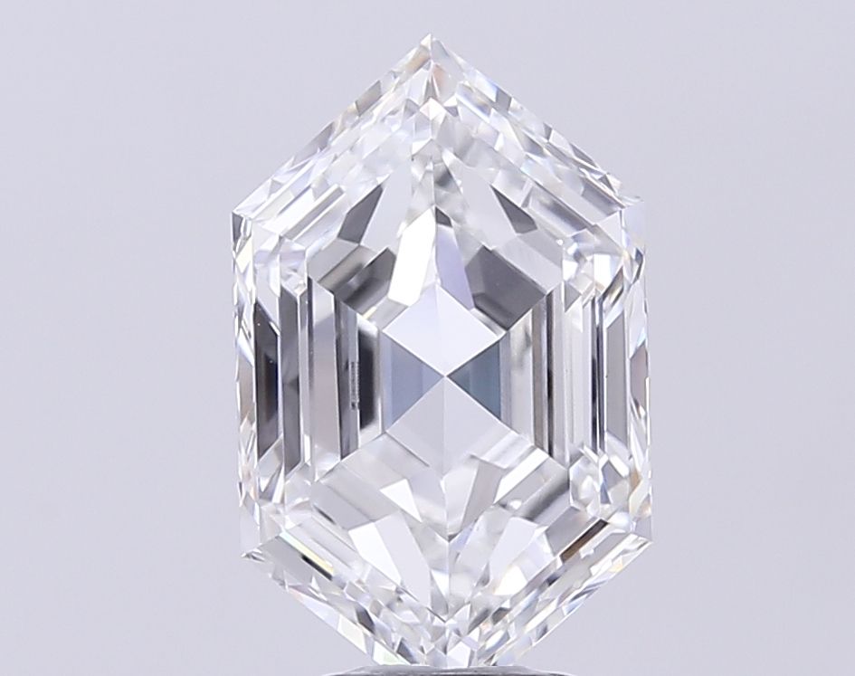 4.08 ct lab-grown Hexagonal Diamond