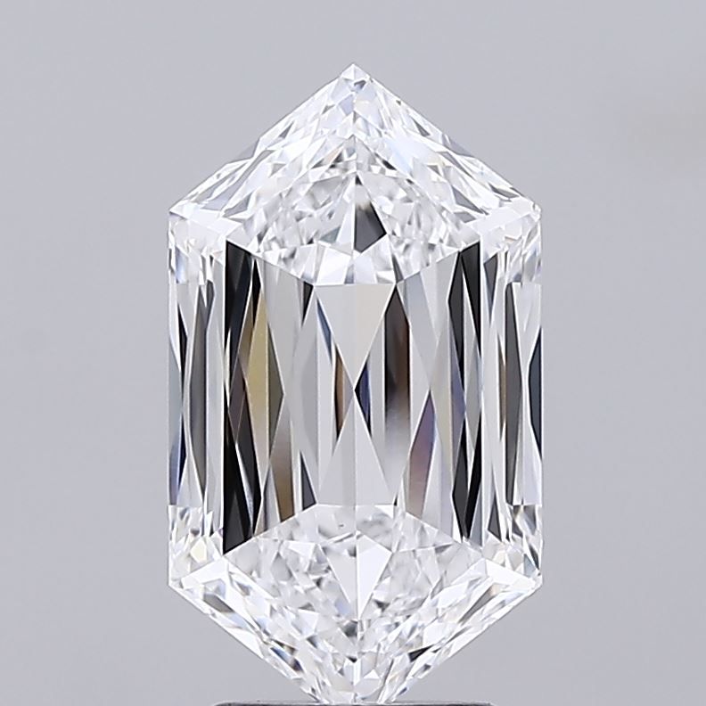 3.04 ct lab-grown Hexagonal Diamond