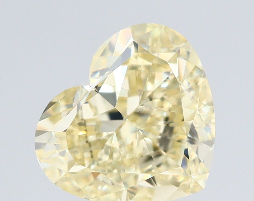 Diament 2.01 ct Fancy Light Yellow/VS1