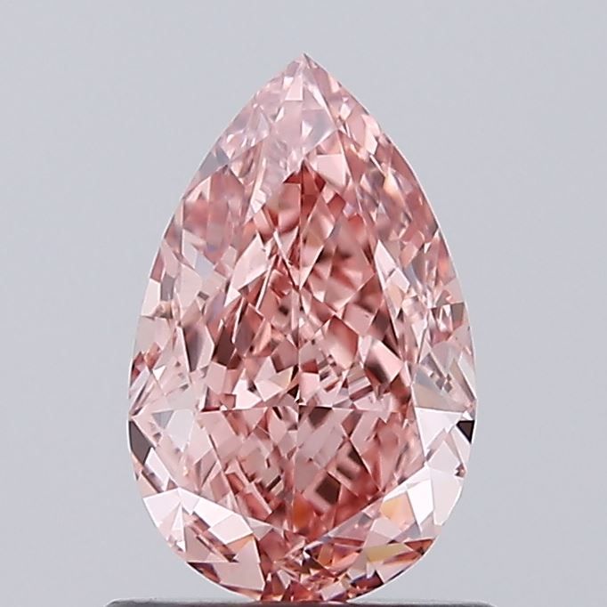 1.06 CT Fancy Pinkish Brown PEAR