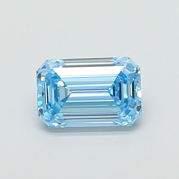 1.58 CT Fancy Vivid Blue EMERALD
