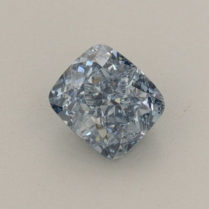 0.57 CT Fancy Vivid Blue CUSHION MODIFIED