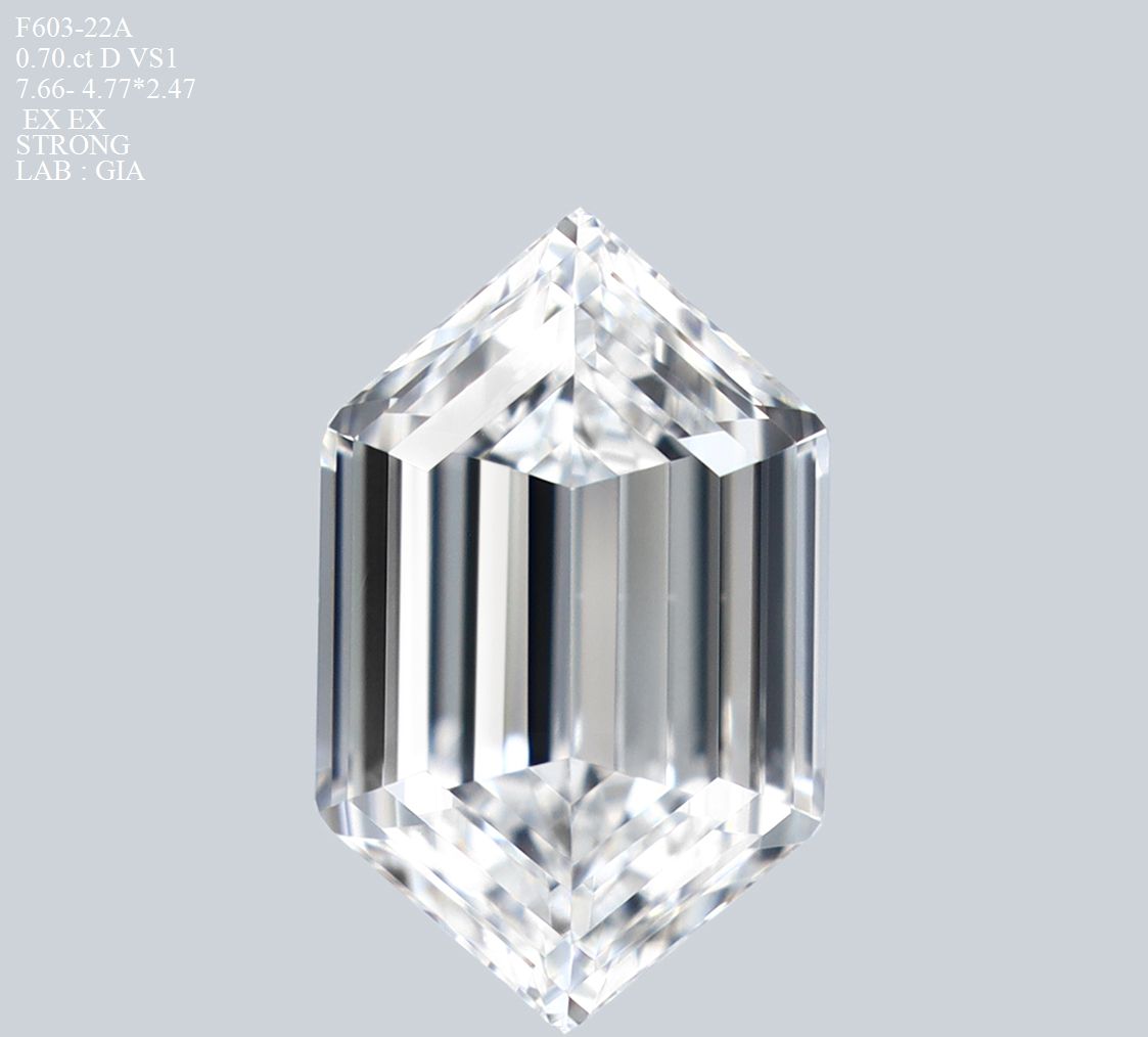 0.7 ct Hexagonal Diamond