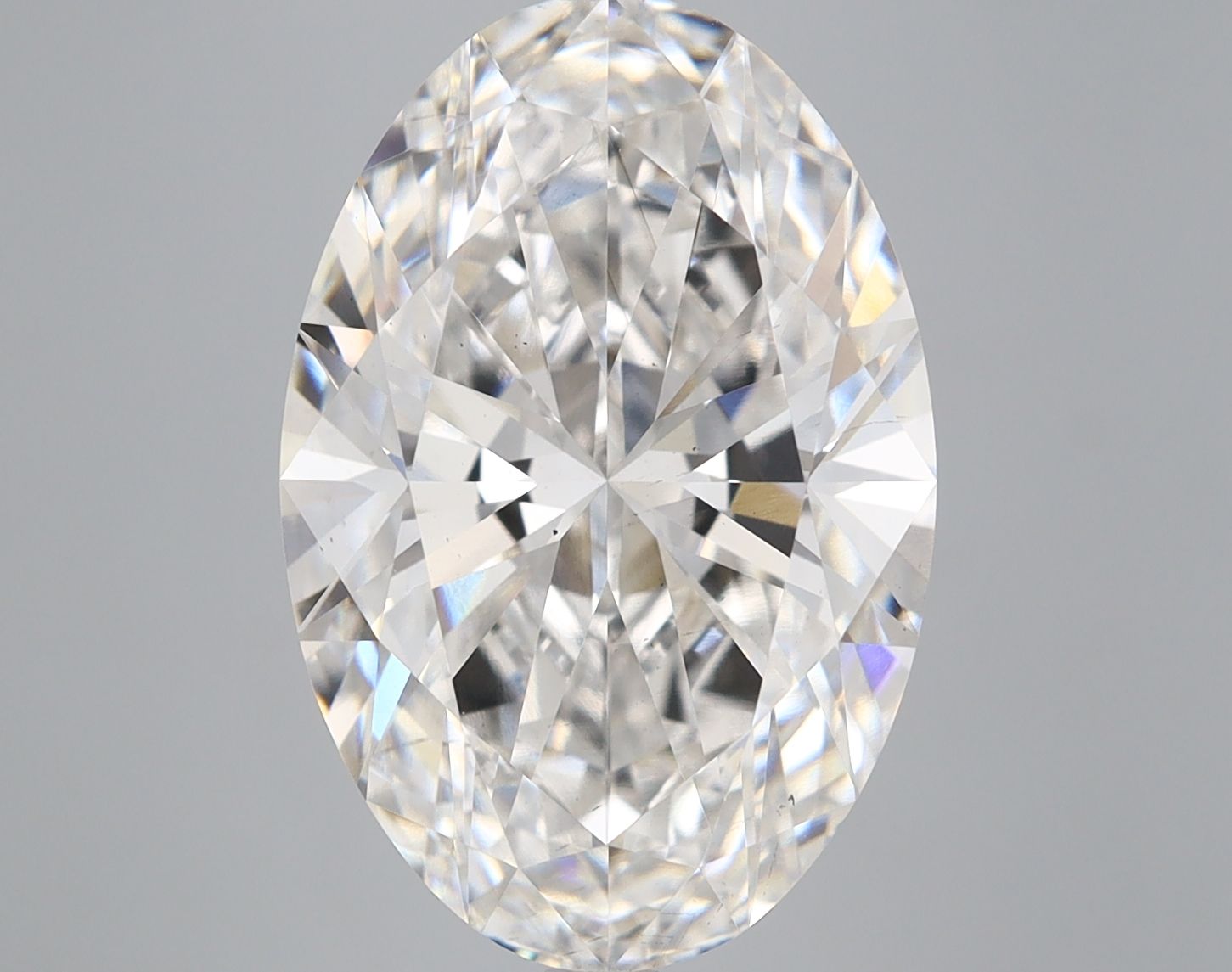 7.01 ct. oval Lab Grown Diamond front image