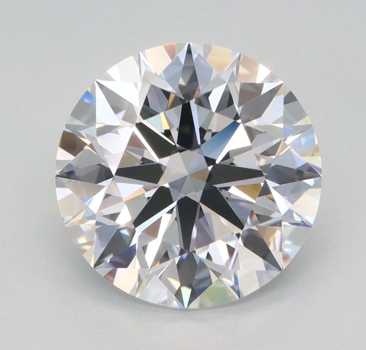 Diamant Rond 3.70 ct - Couleur D - Pureté VVS2