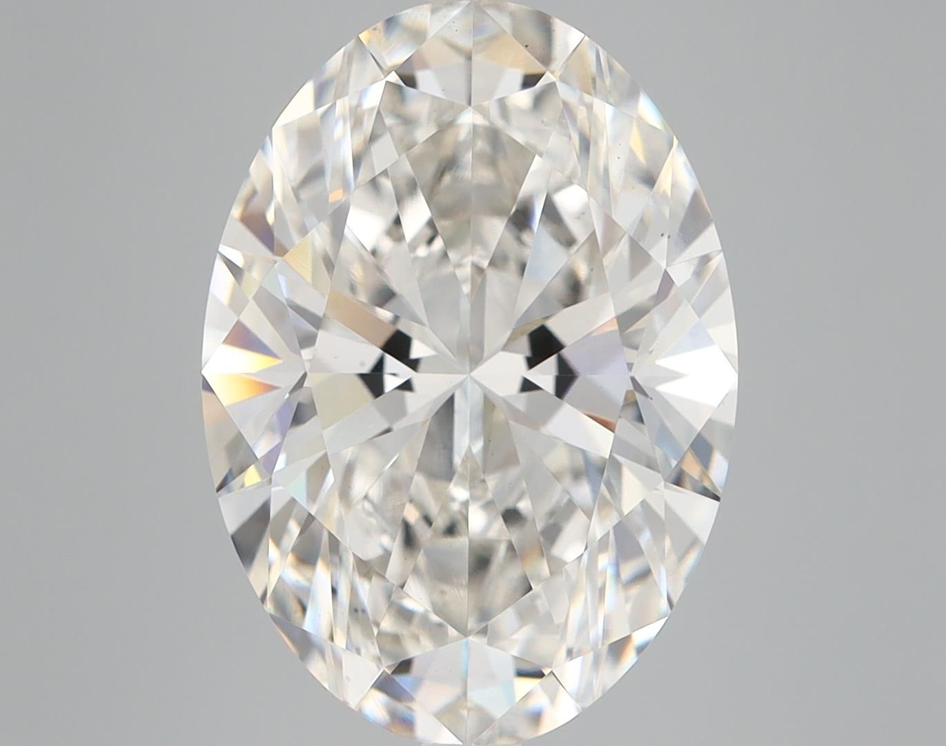 6.65 ct. oval Lab Grown Diamond front image