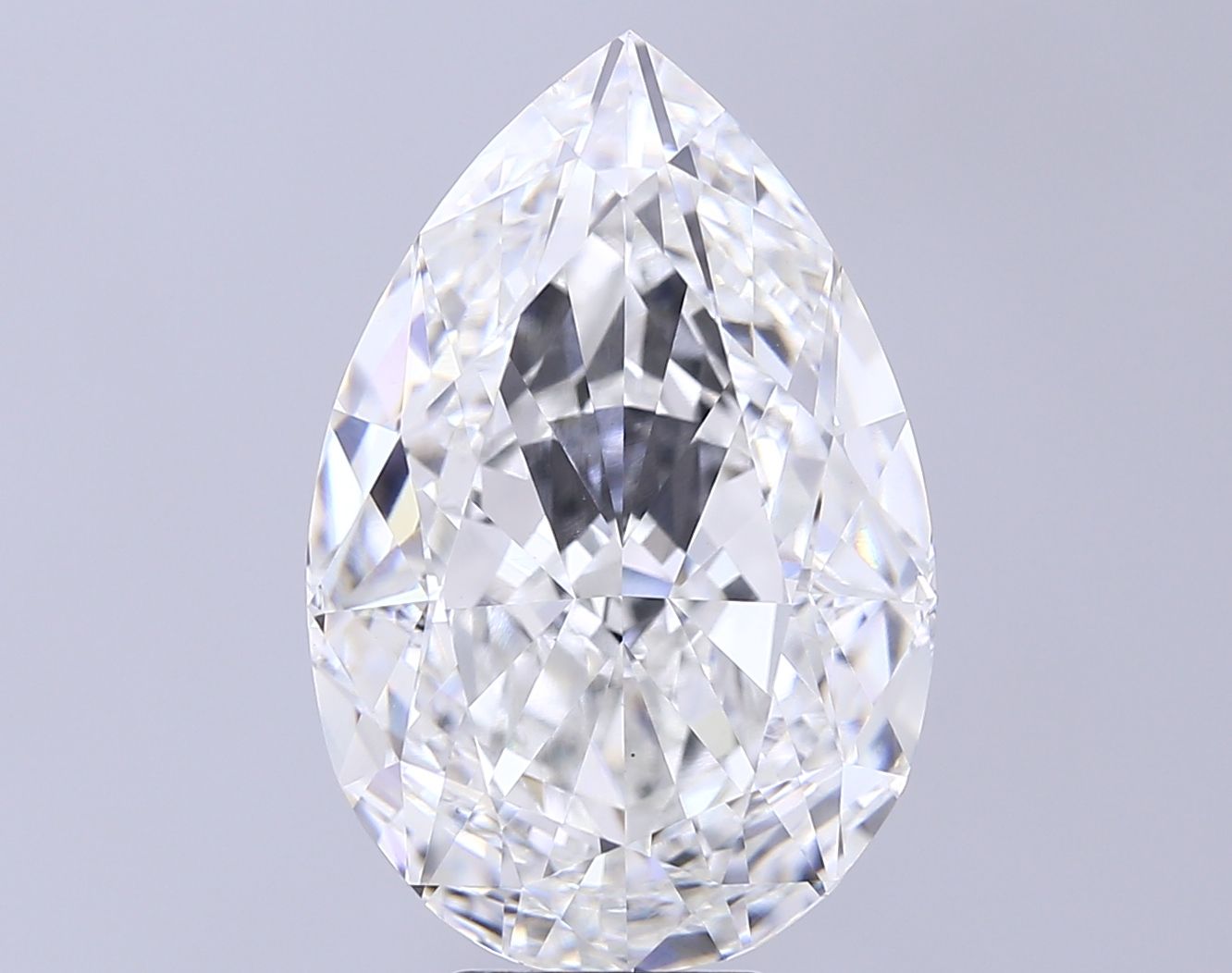 12.15 ct. pear Lab Grown Diamond front image