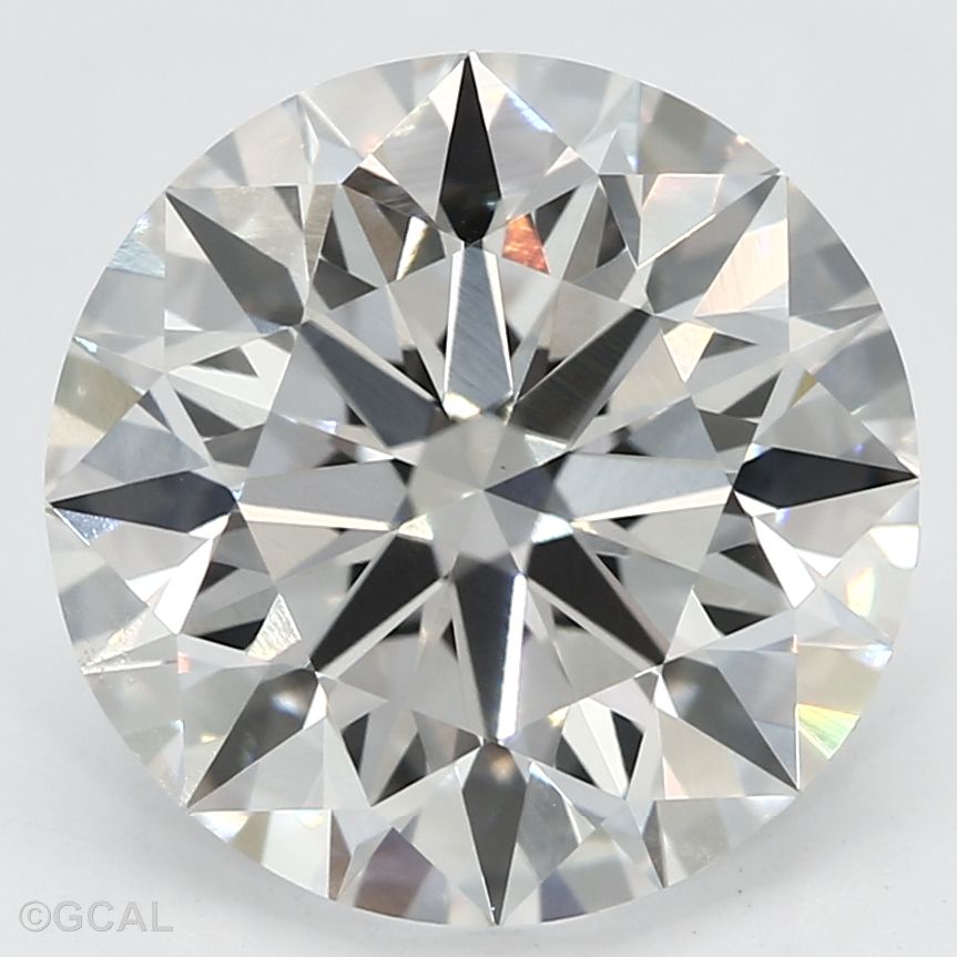 2.56 ct. round Lab Grown Diamond front image