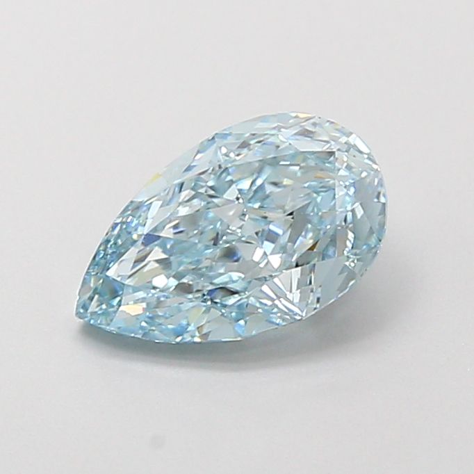 1.54 CT Fancy Intense Blue PEAR