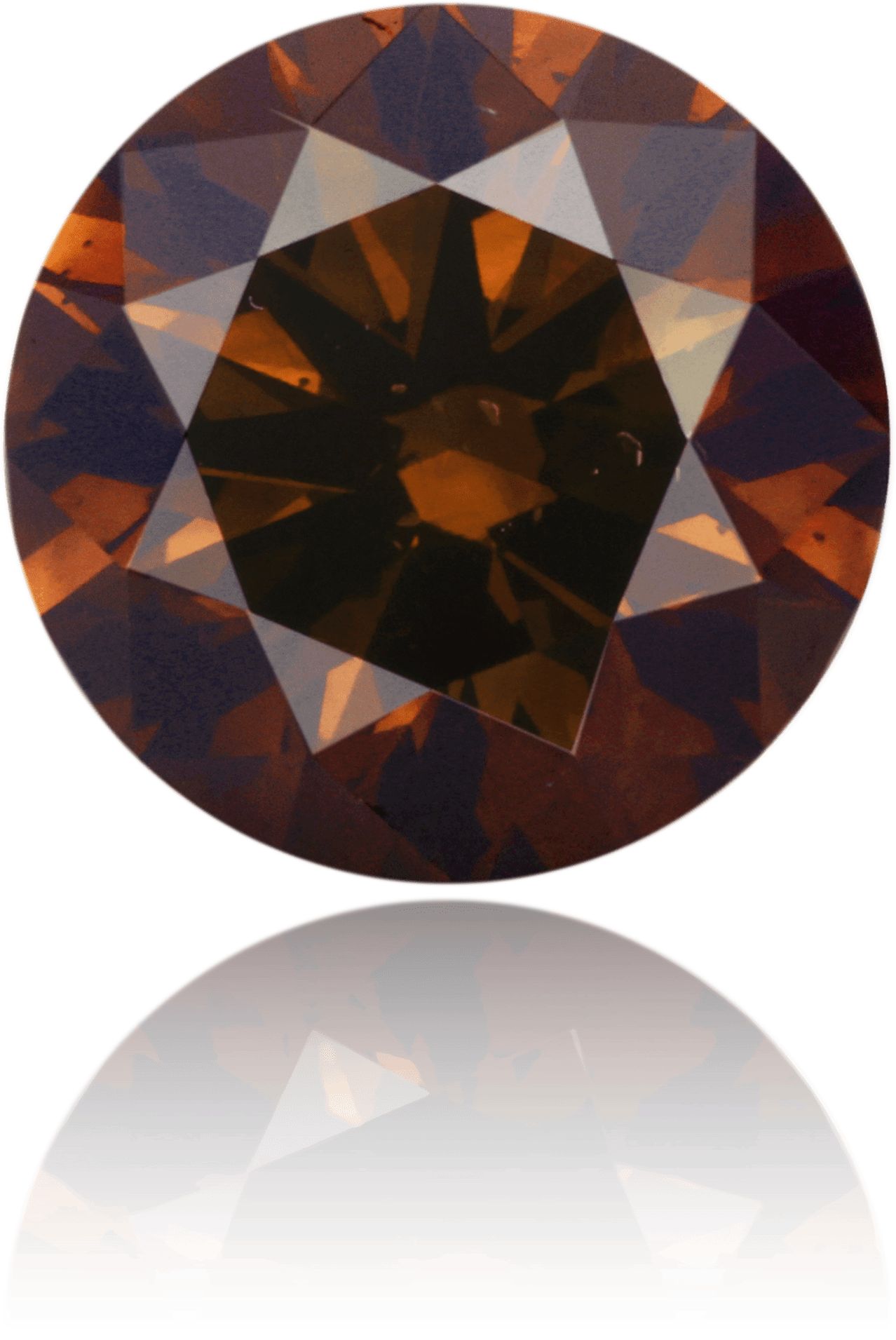 Diament 2.17 ct Fancy Deep Orangey Brown/SI1