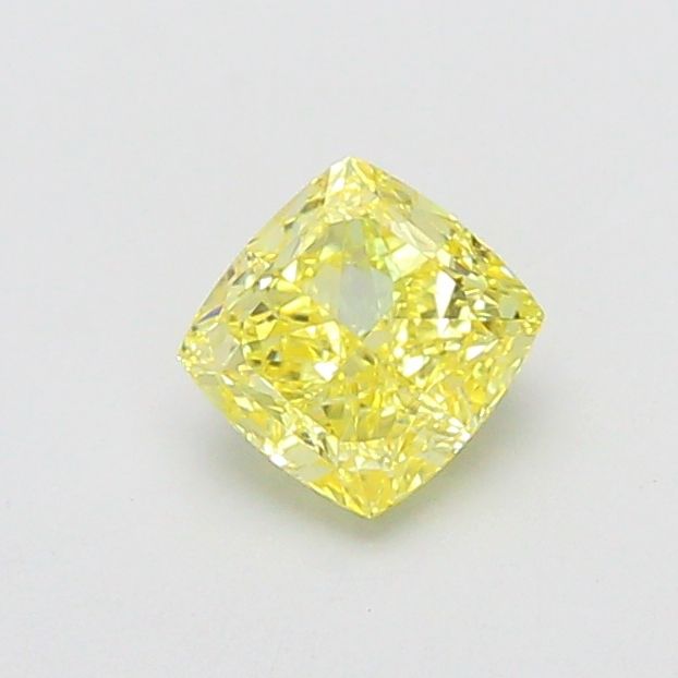 1.08 CT Fancy Intense Yellow CUSHION MODIFIED