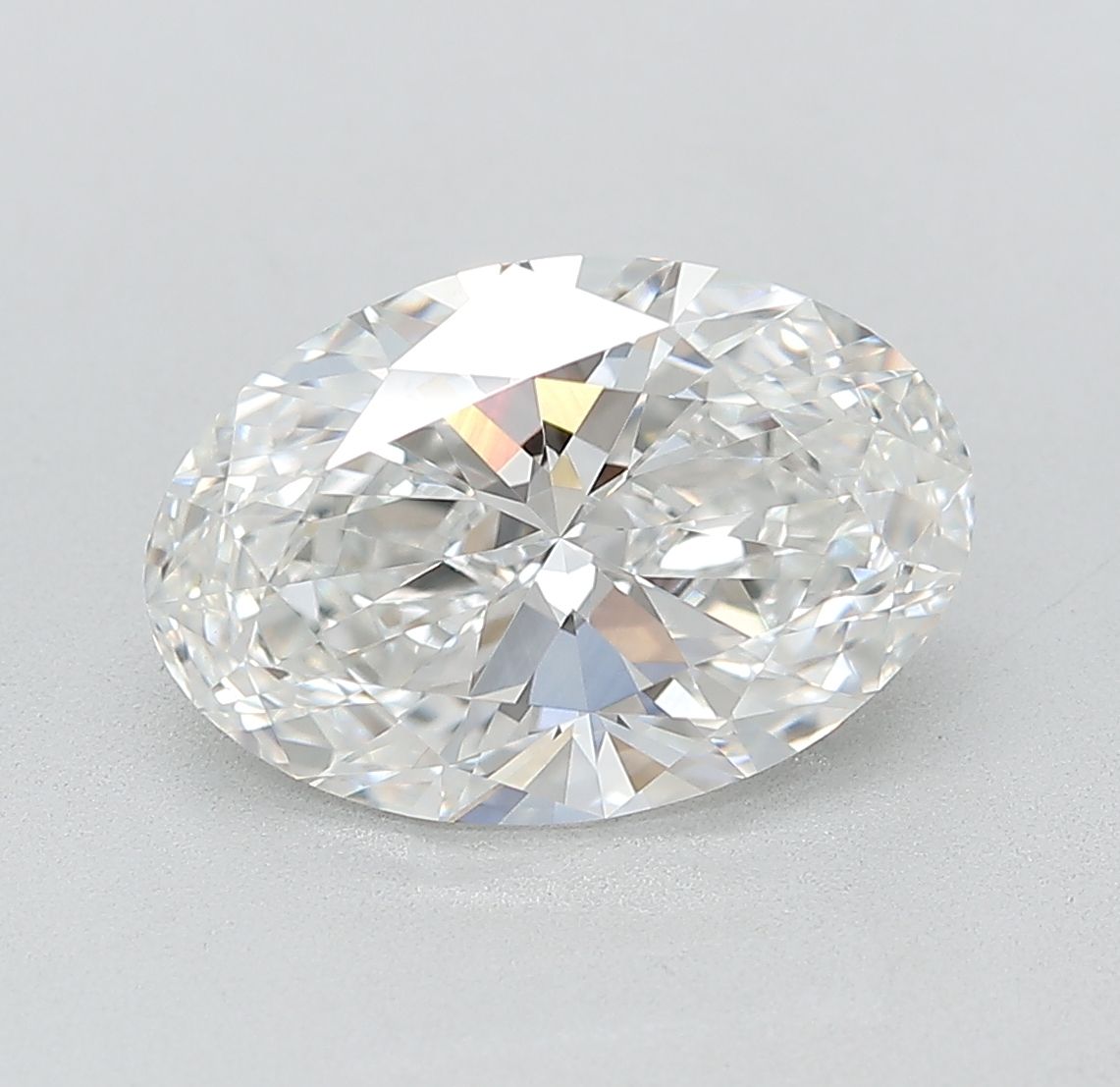 3.01 ct. oval Lab Grown Diamond front image