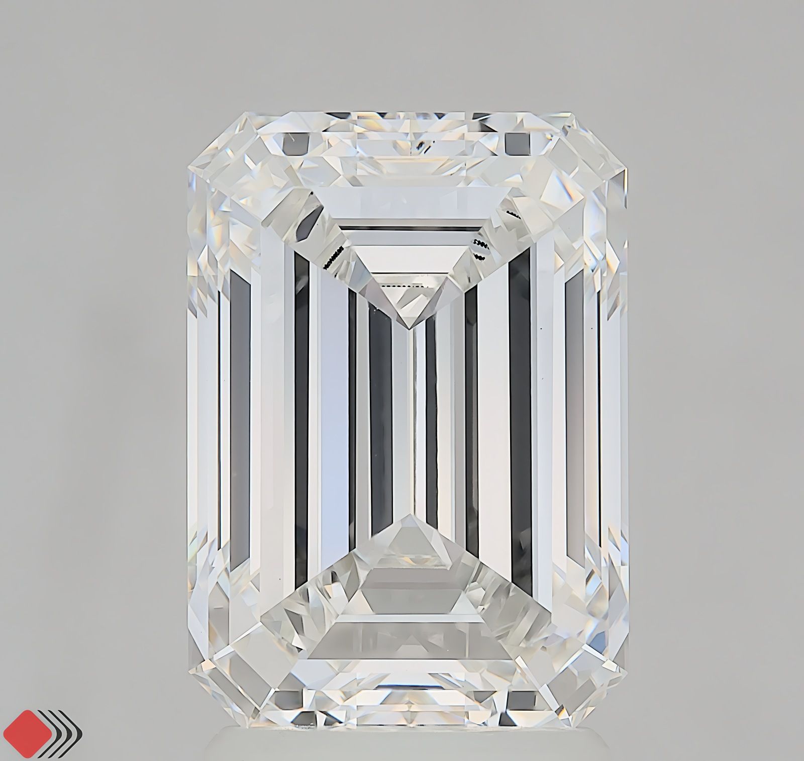 3.04 ct. emerald Lab Grown Diamond front image