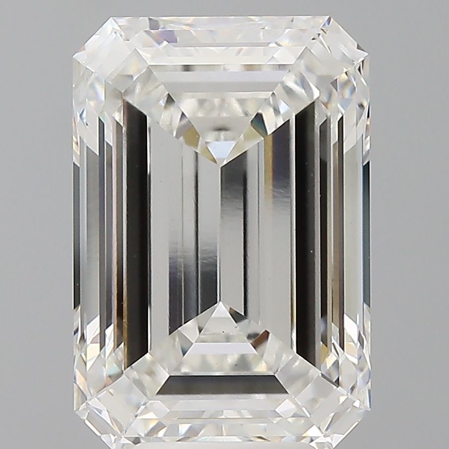 7.09 ct. emerald Lab Grown Diamond front image