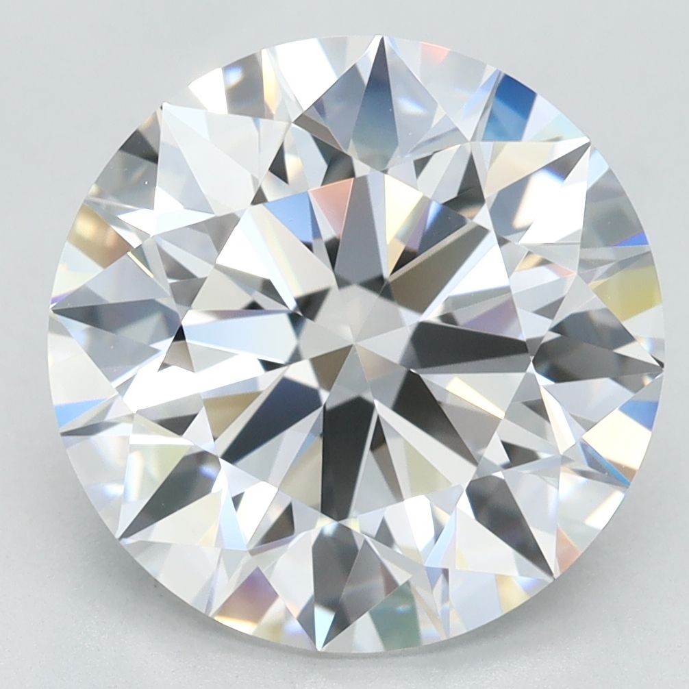 Diamant Rond 4.64 ct - Couleur D - Pureté VVS1
