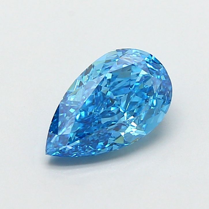 1.13 CT Fancy Vivid Blue PEAR