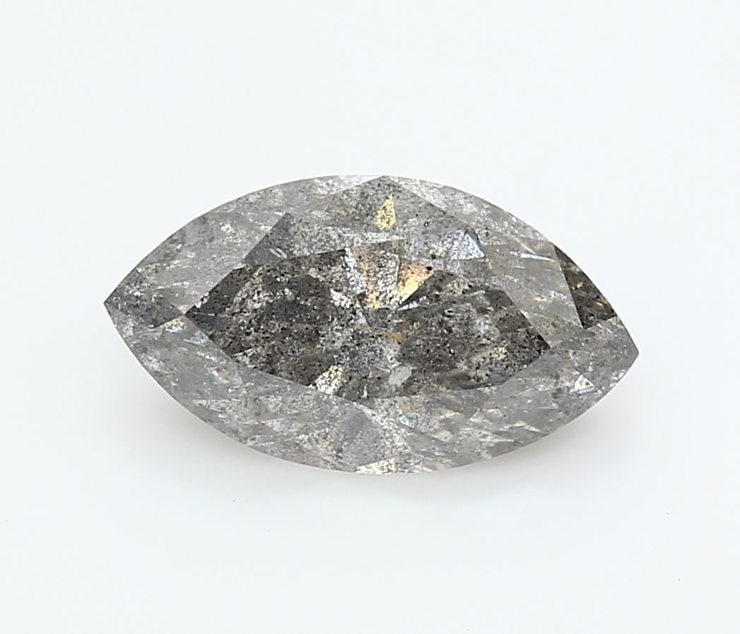 Diament 3.7 ct Fancy Gray/I2