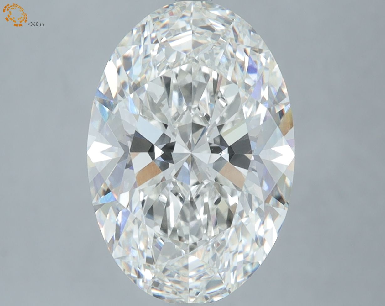 4.32 ct. oval Lab Grown Diamond front image