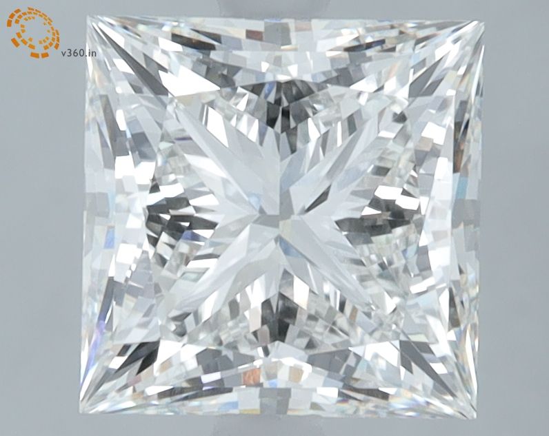 3.08 ct. princess Lab Grown Diamond front image