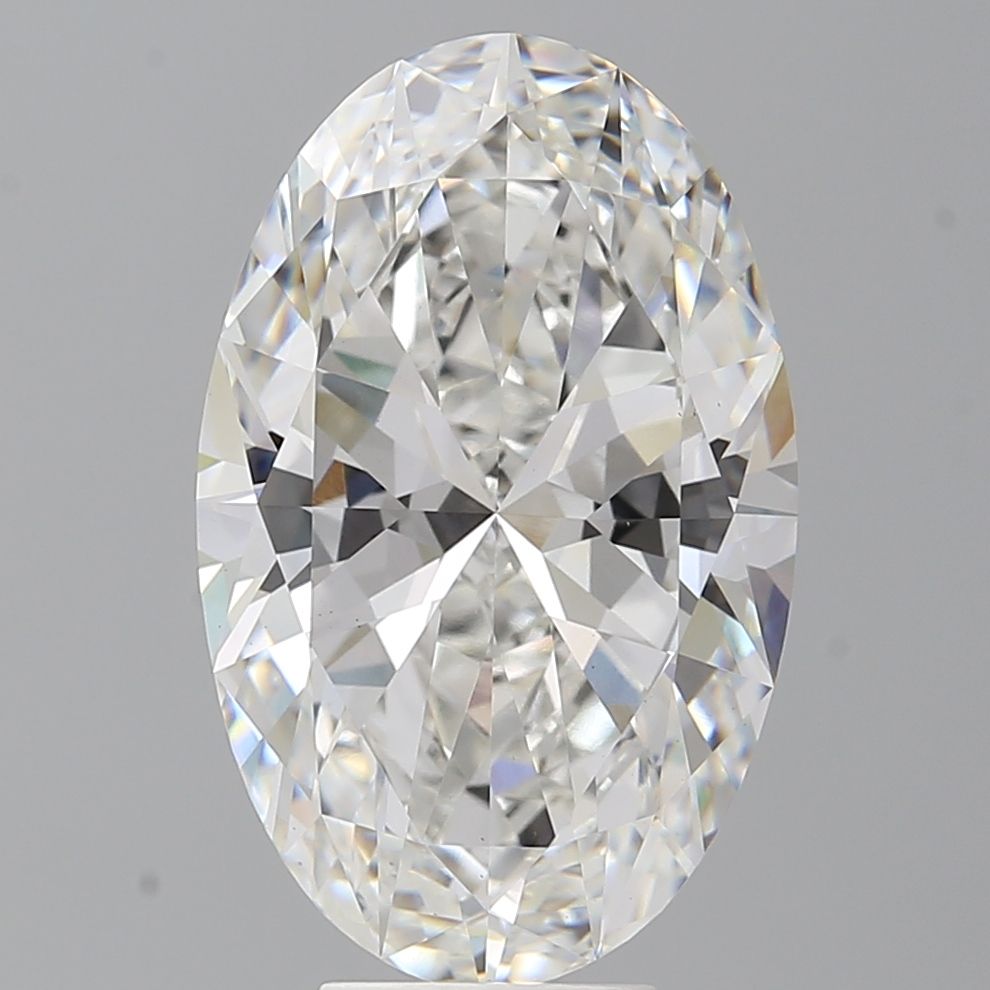 7.10 ct. oval Lab Grown Diamond front image