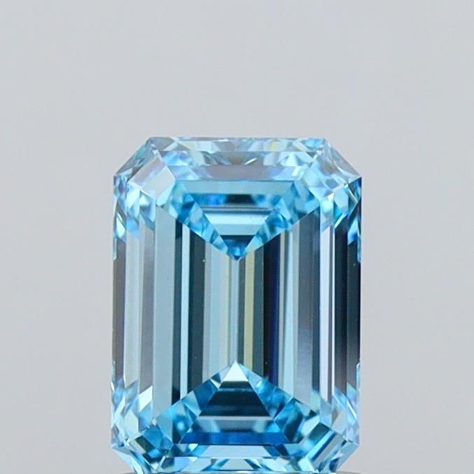 1.44 CT Fancy Vivid Blue EMERALD