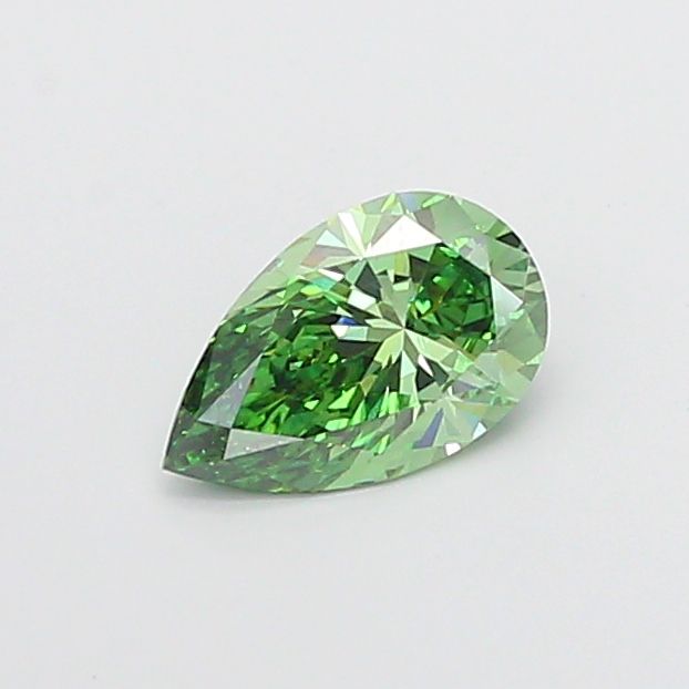 1.56 CT Fancy Vivid Green PEAR
