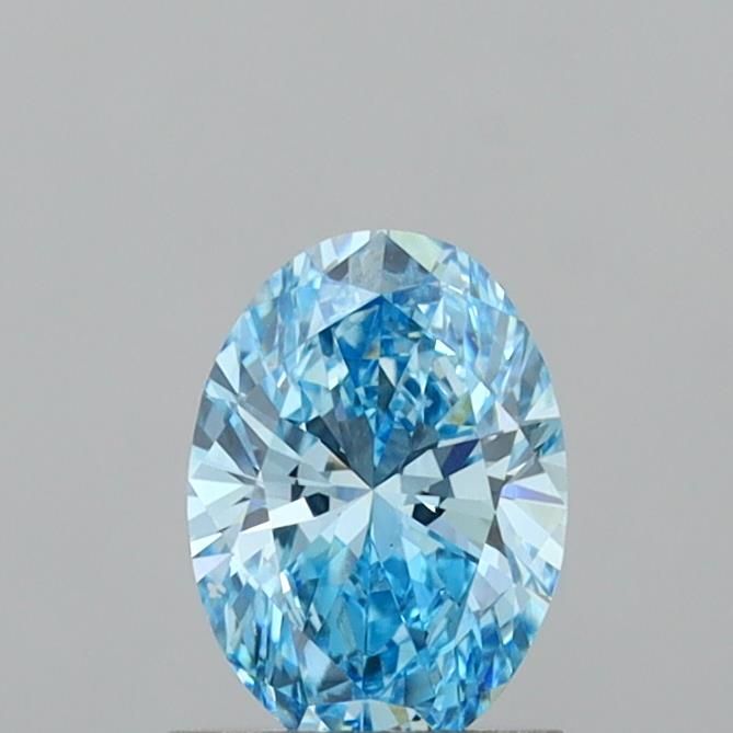 1.02 CT Fancy Vivid Blue OVAL