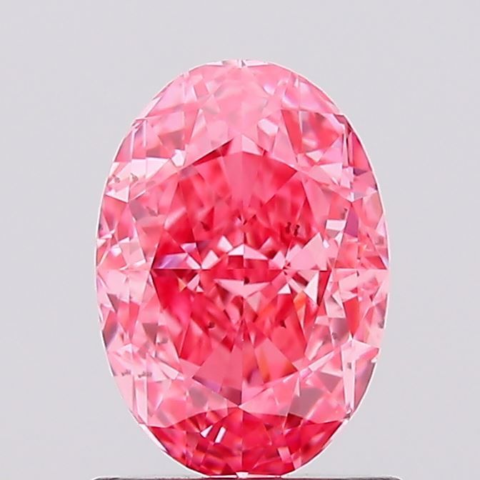 1.13 CT Fancy Vivid Pink OVAL