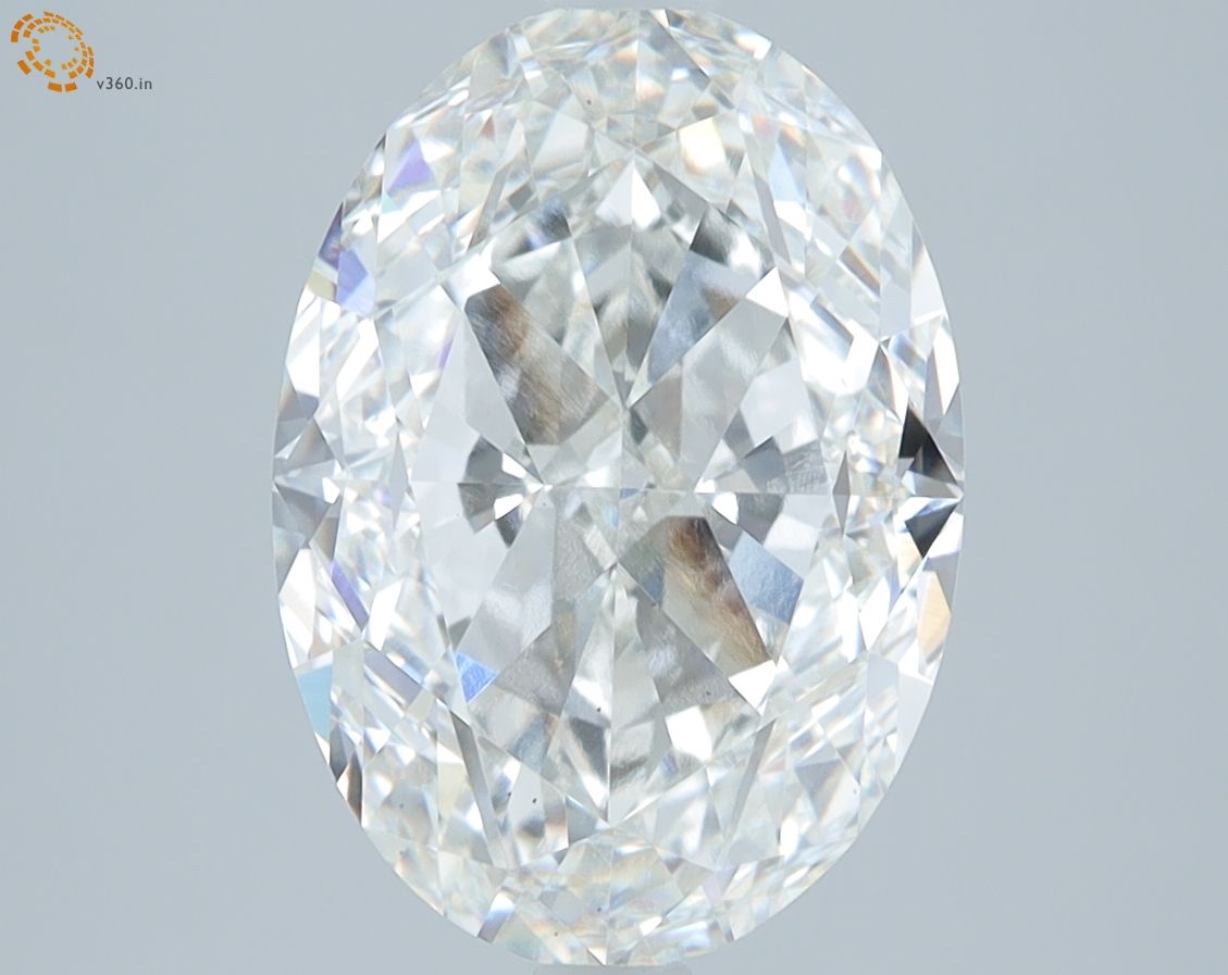 5.09 ct. oval Lab Grown Diamond front image