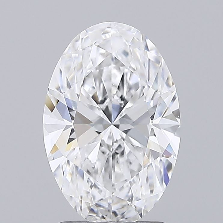2.01 ct. oval Lab Grown Diamond front image