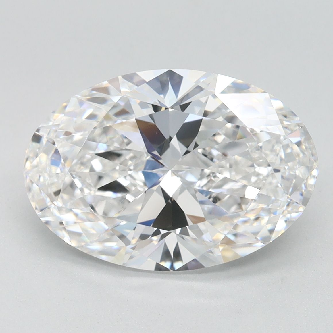 3.14 ct. oval Lab Grown Diamond front image