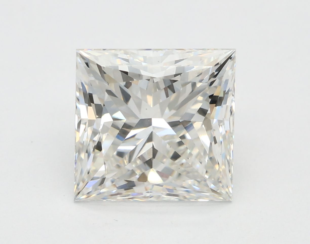 3.14 ct. princess Lab Grown Diamond front image