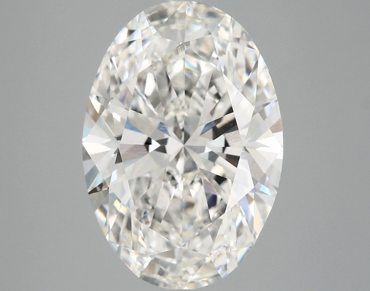 5.04 ct. oval Lab Grown Diamond front image