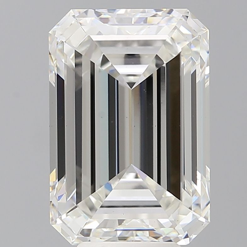 7.03 ct. emerald Lab Grown Diamond front image