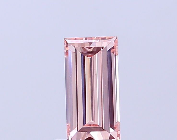 0.74 CT Fancy Intense Pink BAGUETTE