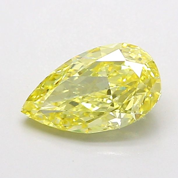 0.91 CT Fancy Intense Yellow PEAR