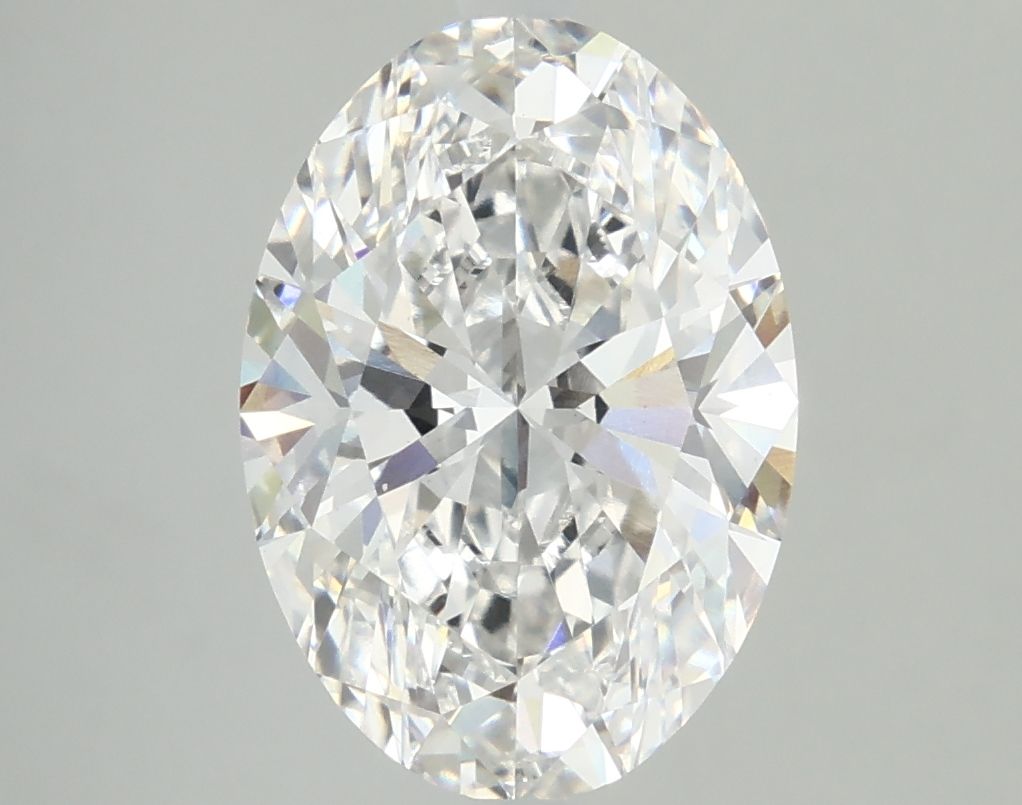 4.10 ct. oval Lab Grown Diamond front image